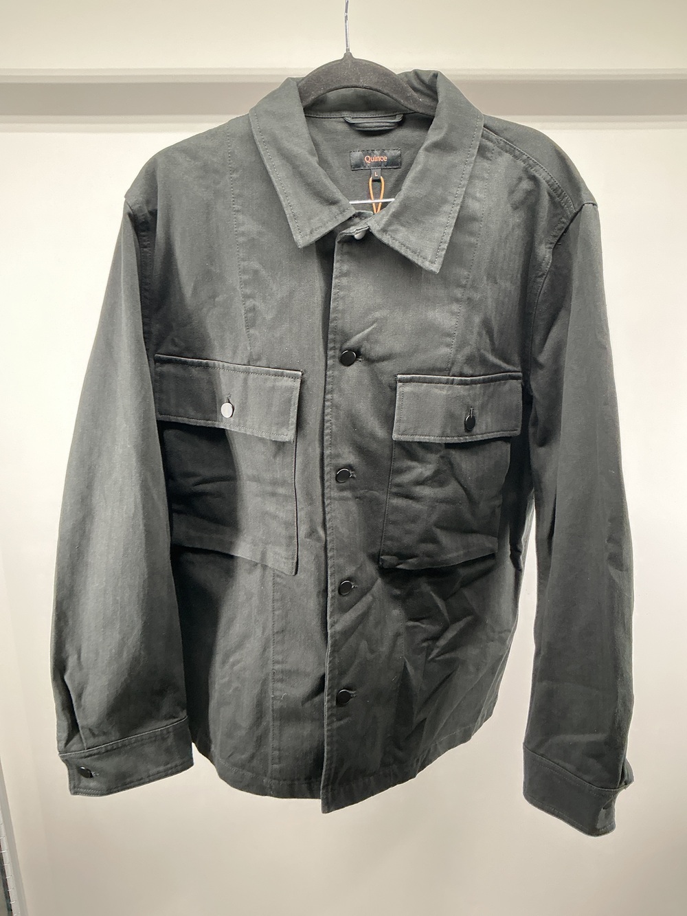 100% Organic Herringbone Twill Shirt Jacket